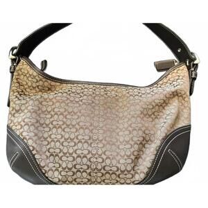 Coach Vintage Y2K Hobo Shoulder Bag - Signature Canvas and Leather